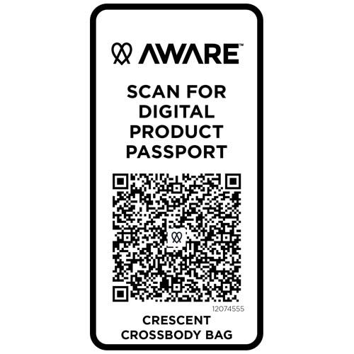 Bolso cruzado de material reciclado Aware™ de 500 g/m² 