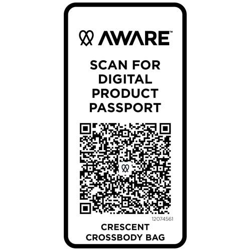 Bolso cruzado de material reciclado Aware™ de 500 g/m² 
