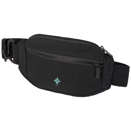 black Bolso cruzado de material reciclado Aware™ de 500 g/m²