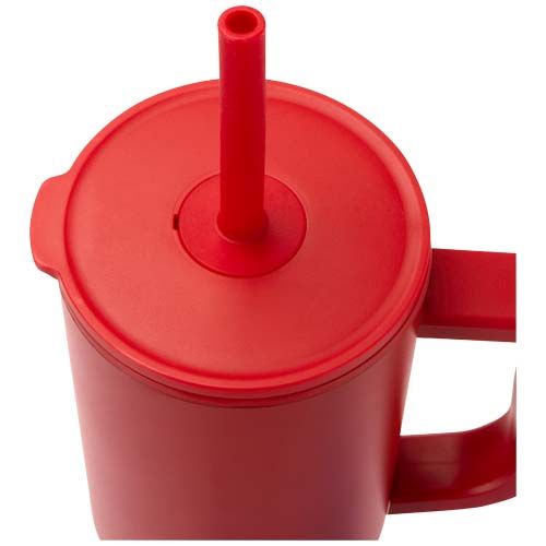 Vaso con aislamiento de 900 ml con certificado RCS y pajita de silicona 