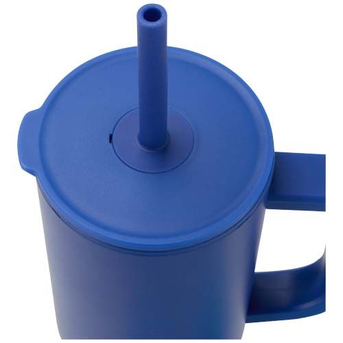 Vaso con aislamiento de 900 ml con certificado RCS y pajita de silicona 