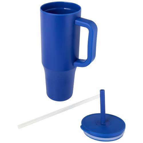 Vaso con aislamiento de 900 ml con certificado RCS y pajita de silicona 