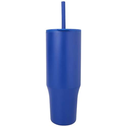 Vaso con aislamiento de 900 ml con certificado RCS y pajita de silicona 