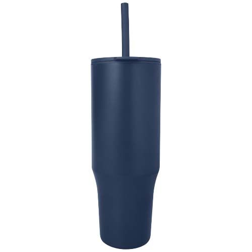 Vaso con aislamiento de 900 ml con certificado RCS y pajita de silicona 