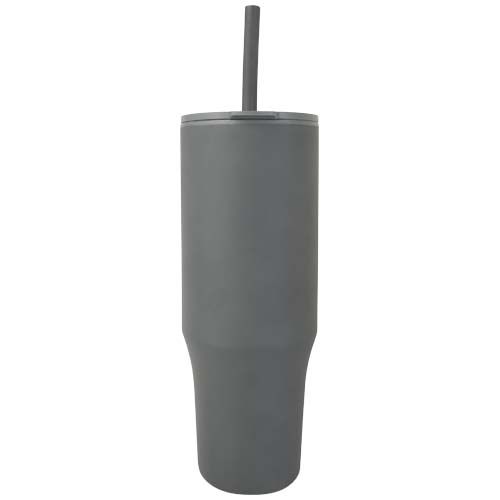 Vaso con aislamiento de 900 ml con certificado RCS y pajita de silicona 
