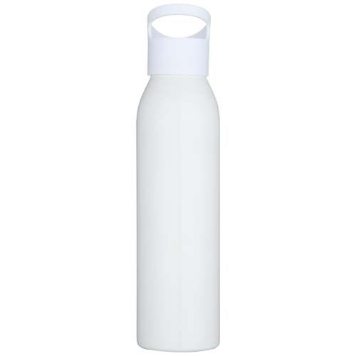 white Botella de 650 ml de acero inoxidable reciclado con certificado RCS de una sola pared