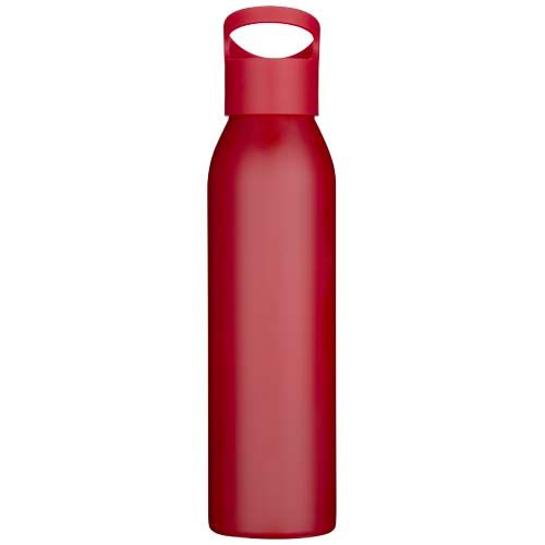 red Botella de 650 ml de acero inoxidable reciclado con certificado RCS de una sola pared