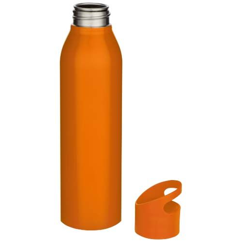 orange Botella de 650 ml de acero inoxidable reciclado con certificado RCS de una sola pared