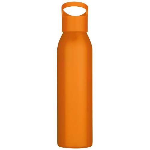 orange Botella de 650 ml de acero inoxidable reciclado con certificado RCS de una sola pared