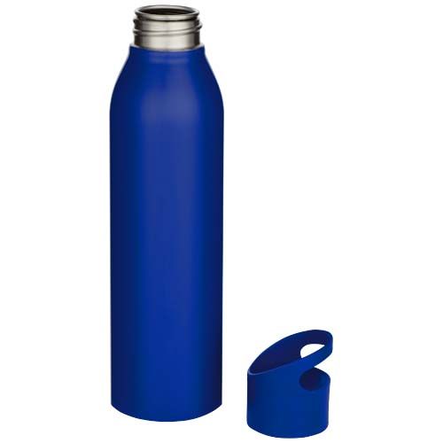 blue Botella de 650 ml de acero inoxidable reciclado con certificado RCS de una sola pared