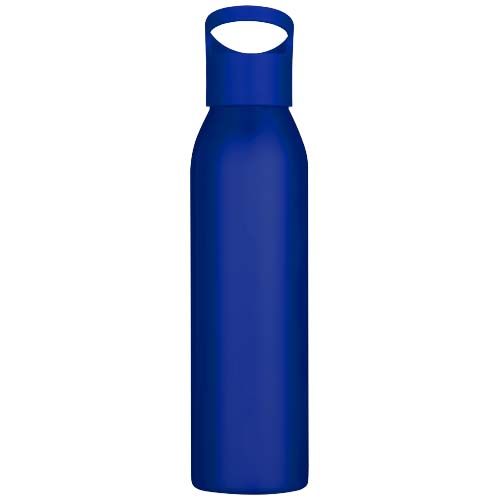 blue Botella de 650 ml de acero inoxidable reciclado con certificado RCS de una sola pared