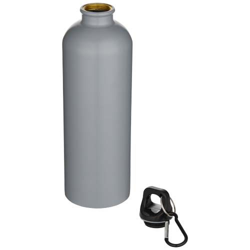 Botella de 750 ml de acero inoxidable mate reciclado con certificado RCS con mosquetón 