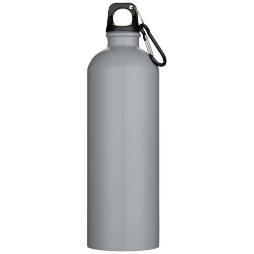 Botella de 750 ml de acero inoxidable mate reciclado con certificado RCS con mosquetón 