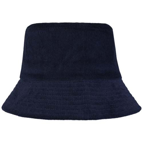 azul marino Sombrero de pana reciclada