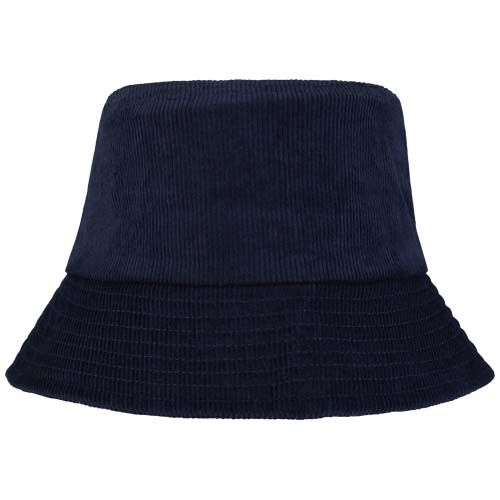 azul marino Sombrero de pana reciclada