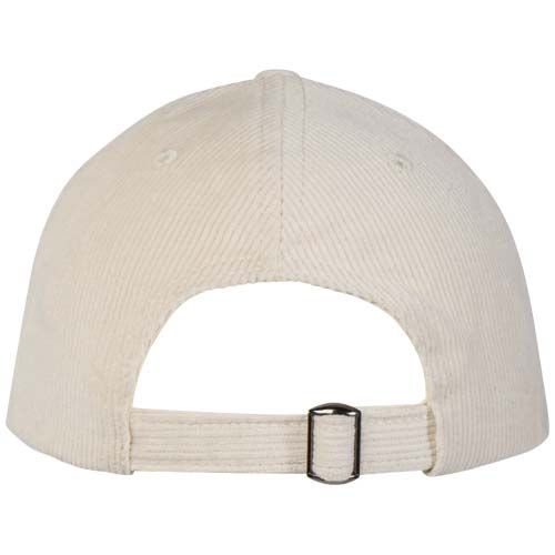 Gorra de 6 paneles de pana reciclada 