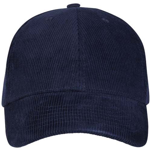 Gorra de 6 paneles de pana reciclada 