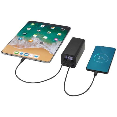 Batería externa para portátil de aluminio reciclado de 20 000 mAh y 70 W 