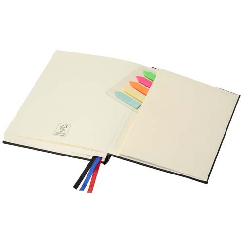 black Libreta de tapa dura A5 con formato agenda “Alder”