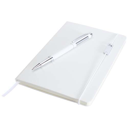 Set de libreta de tapa dura A5 y rollerball 