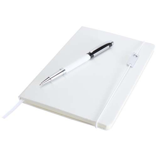 Set de libreta de tapa dura A5 y rollerball 