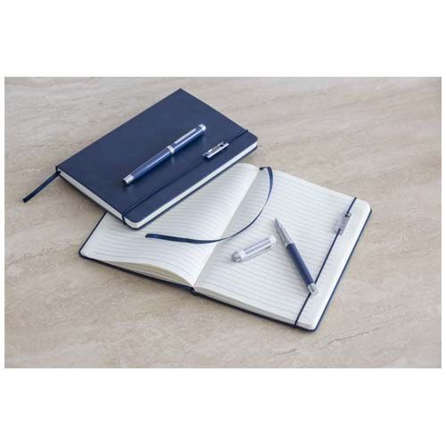 Set de libreta de tapa dura A5 y rollerball 