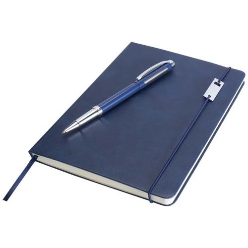 Set de libreta de tapa dura A5 y rollerball 