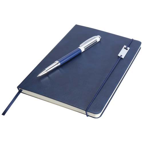 Set de libreta de tapa dura A5 y rollerball 