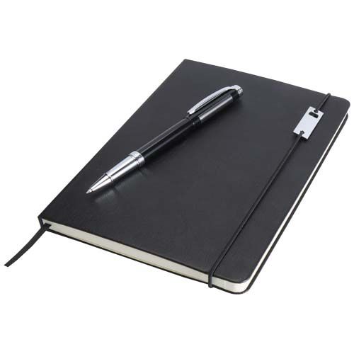 Set de libreta de tapa dura A5 y rollerball 