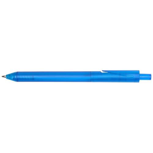 Juego de libreta de tapa blanda y bolígrafo de plástico reciclado (tinta azul) 
