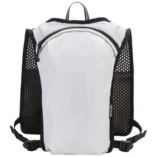Chaleco de running de material reciclado con certificado GRS y mochila de hidratación de 5 L 