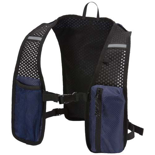 CHALECO DE RUNNING DE MATERIAL RECICLADO CON CERTIFICADO GRS Y MOCHILA DE HIDRATACIÓN DE 5 L 