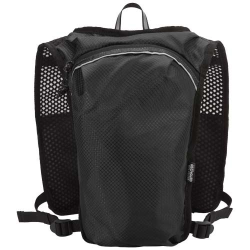 Chaleco de running de material reciclado con certificado GRS y mochila de hidratación de 5 L 