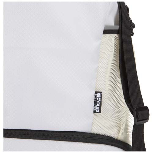 Bolsa deportiva de 18 L con cordón y compartimento inferior de material reciclado con certificado GRS 