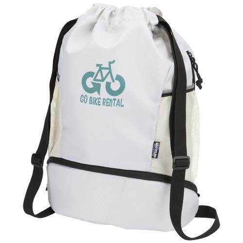 Sac de sport Nomad à cordon en matériaux recyclés certifiés GRS avec compartiment inférieur de 18 L - 2