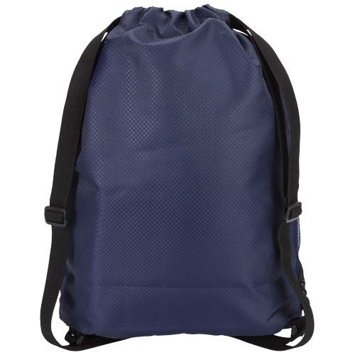 Bolsa deportiva de 18 L con cordón y compartimento inferior de material reciclado con certificado GRS 