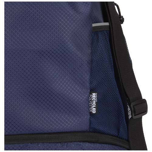 Bolsa deportiva de 18 L con cordón y compartimento inferior de material reciclado con certificado GRS 