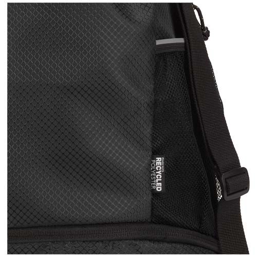 Bolsa deportiva de 18 L con cordón y compartimento inferior de material reciclado con certificado GRS 