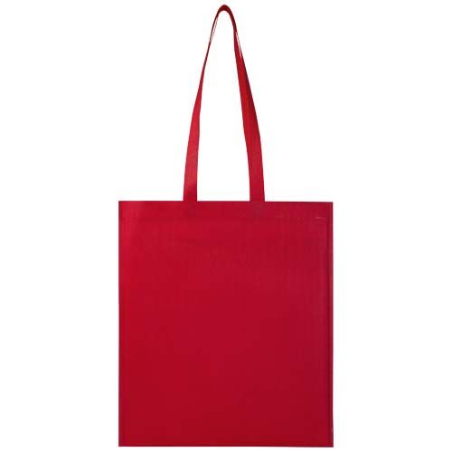 Bolsa Tote de 6 l para convenciones de material no tejido reciclado con certificado GRS 