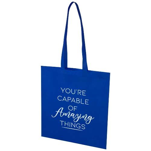 Bolsa Tote de 6 l para convenciones de material no tejido reciclado con certificado GRS 