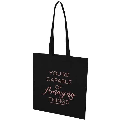 Bolsa Tote de 6 l para convenciones de material no tejido reciclado con certificado GRS 