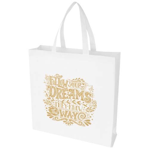 Bolsa Tote de 12 L con refuerzo de material no tejido reciclado con certificado GRS 