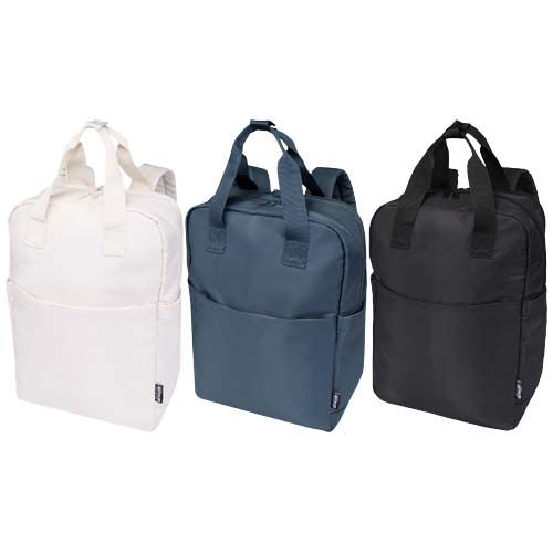 de blanco Mochila reciclada de viaje de 9 litros para portátil de 14