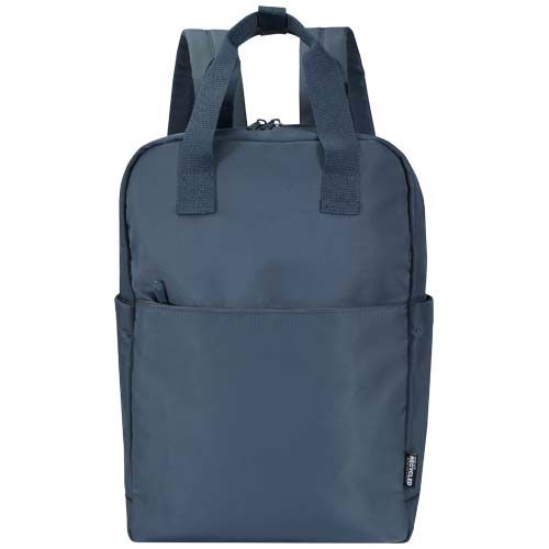azul oscuro Mochila reciclada de viaje de 9 litros para portátil de 14