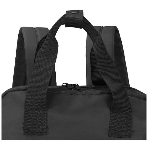 black Mochila reciclada de viaje de 9 litros para portátil de 14