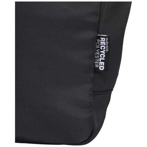 black Mochila reciclada de viaje de 9 litros para portátil de 14