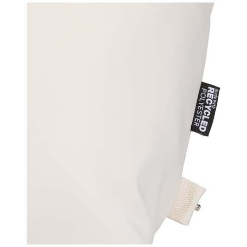 de blanco Bolsa de lona reciclada de viaje de 42 litros