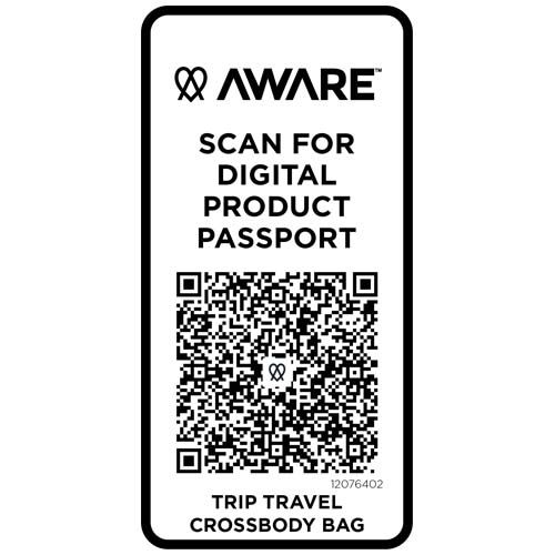 Bolsa bandolera de viaje reciclada de 1 litro 