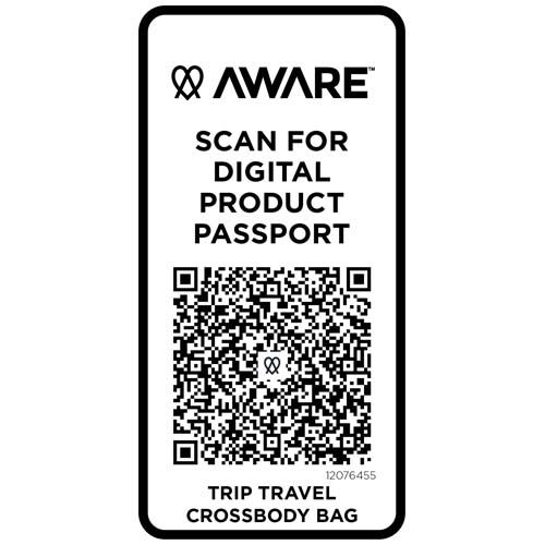 Bolsa bandolera de viaje reciclada de 1 litro 