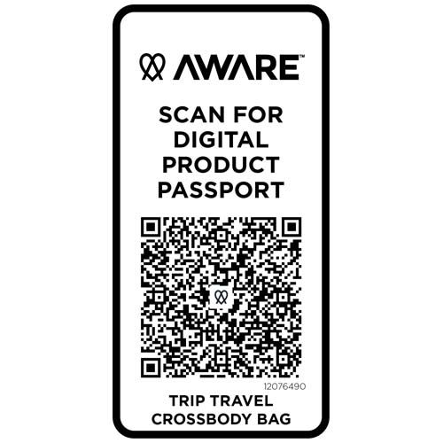 Bolsa bandolera de viaje reciclada de 1 litro 